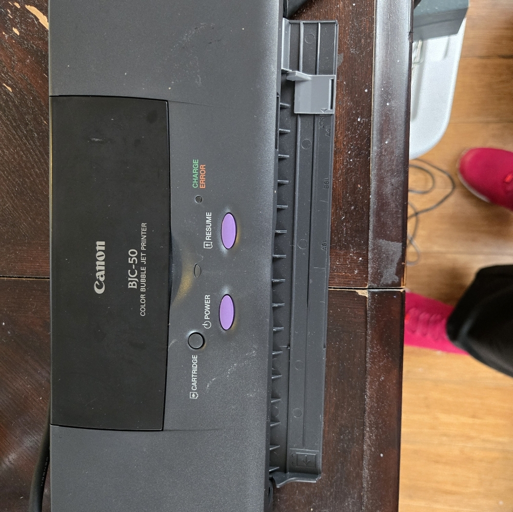 Canon bubble jet printer BJ50